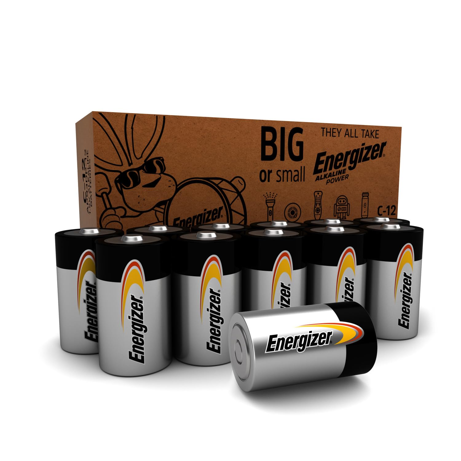 Energizer AA Batteries Alkaline Power, 32 Count Alkaline Double A Battery Pack