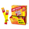 Slim Jim Smoked Meat Sticks, Original Flavor, 6g Protein Per Serving, Snack Size, Father's Day Bulk Snack Gifts, 0.28 oz. (46 Count)