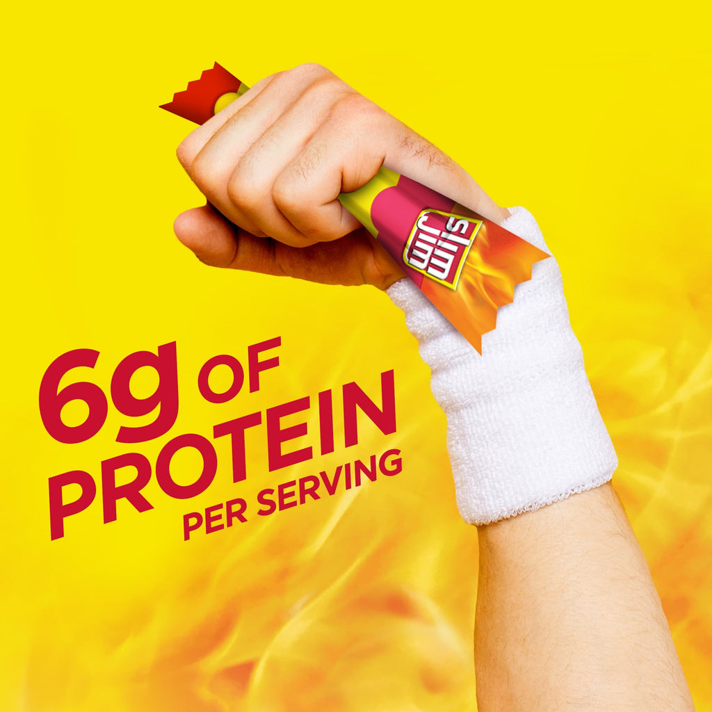 Slim Jim Smoked Meat Sticks, Original Flavor, 6g Protein Per Serving, Snack Size, Father's Day Bulk Snack Gifts, 0.28 oz. (46 Count)