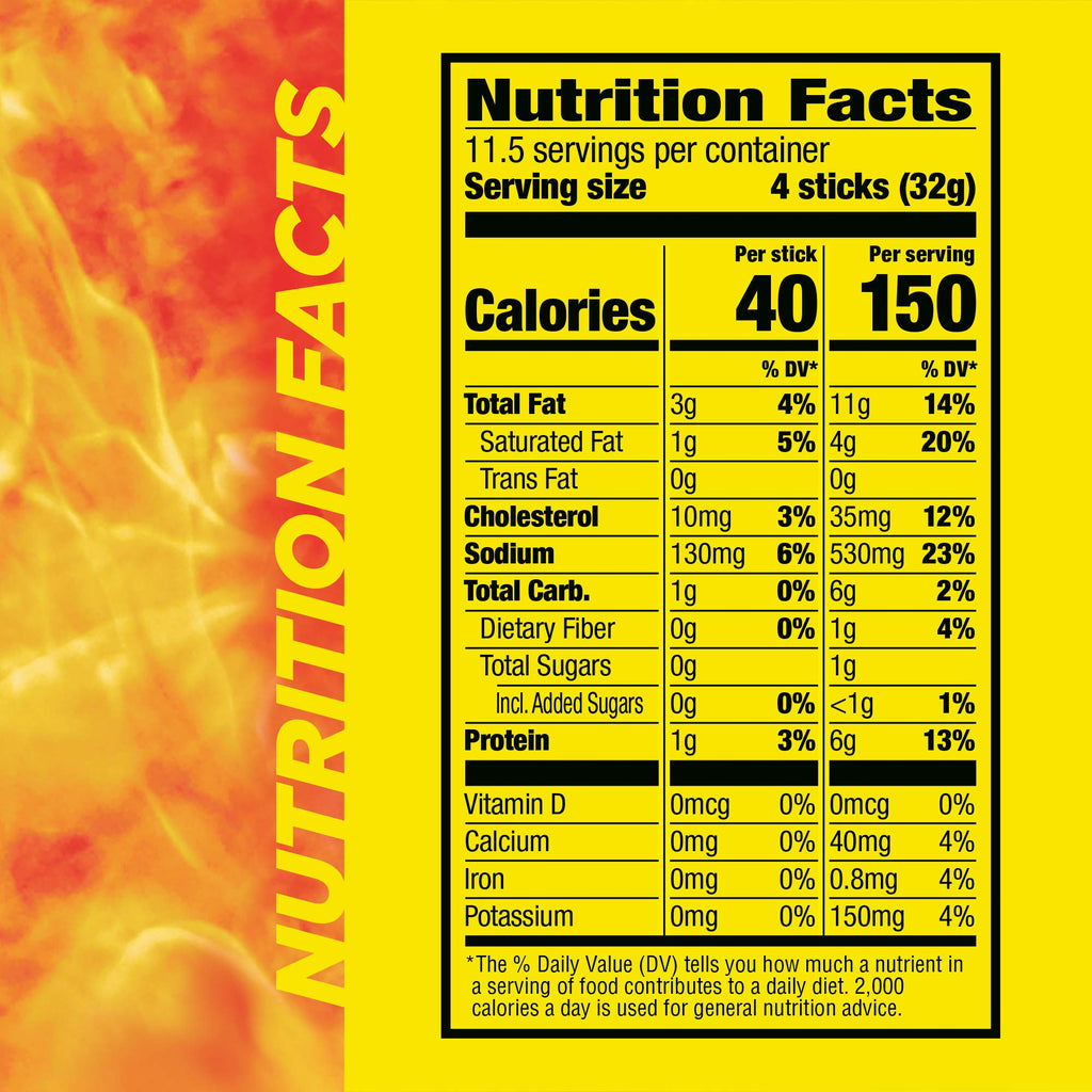 Slim Jim Smoked Meat Sticks, Original Flavor, 6g Protein Per Serving, Snack Size, Father's Day Bulk Snack Gifts, 0.28 oz. (46 Count)